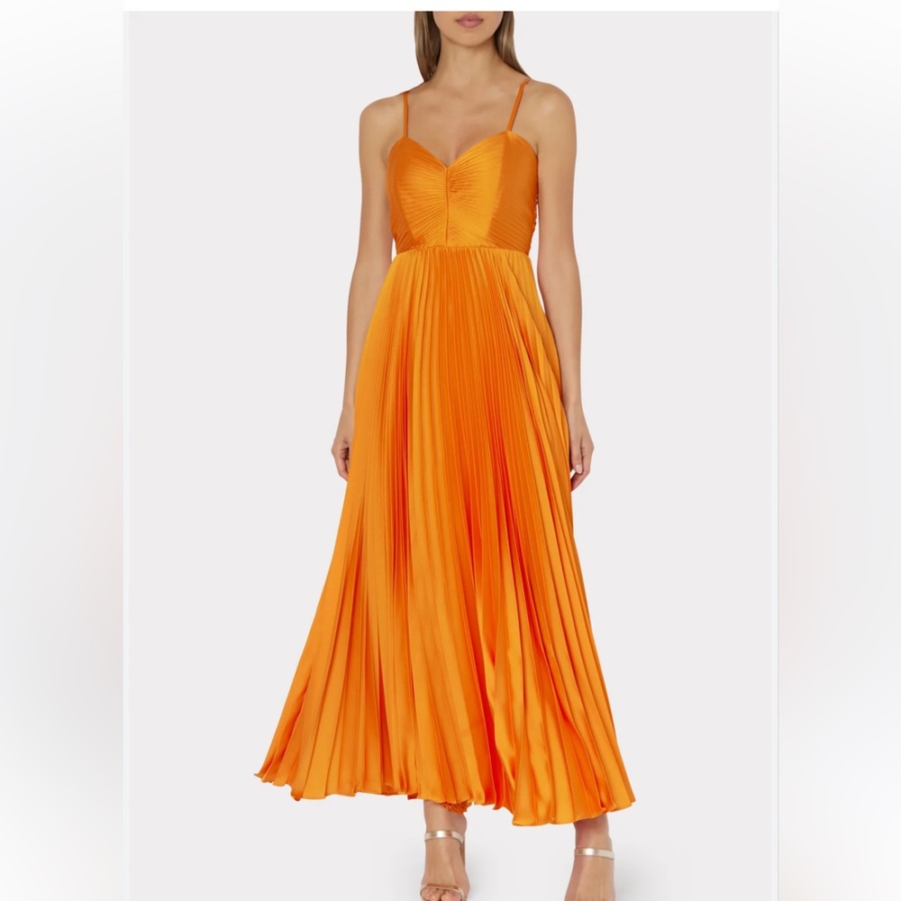 Milly Hallie Pleated Dress